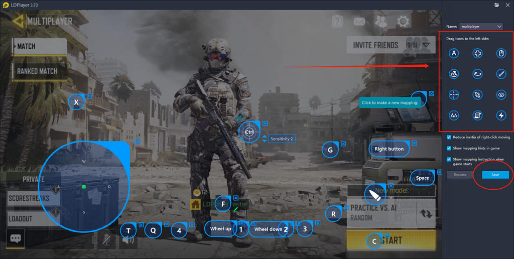 Keyboard Map Setting Guide For Call Of Duty Mobile On Pc Ldplayer