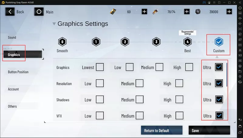 Comment activer 120 FPS pour Punishing: Gray Raven sur PC
